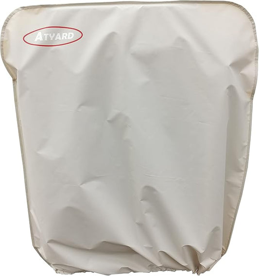 ATYARD 1pcs Folding Chair Cover Outdoor Folding Chair Protector Waterproof and UV Resistant, Black 33"(W) x39(H) Beige