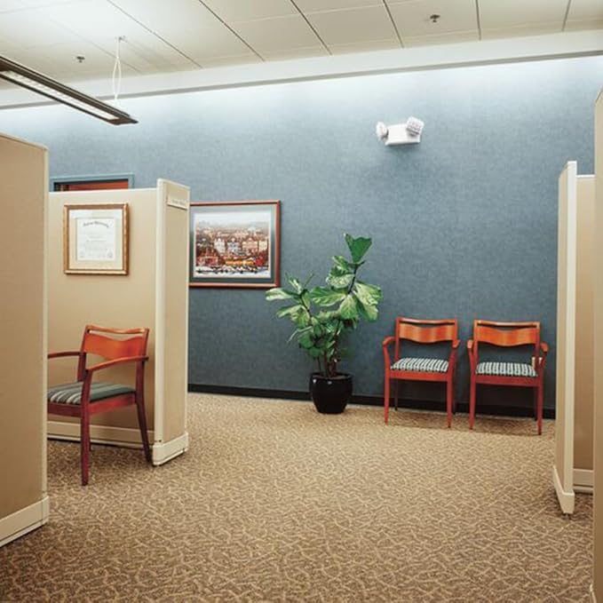 Lithonia Lighting Basics LED Emergency Light, Emergency Lighting with Dual Adjustable LED Lamp Heads, Wall Mount, Damp Location Rated, 90-Minute Backup, 120/277V, White, 4-Pack (EU2C CP4)