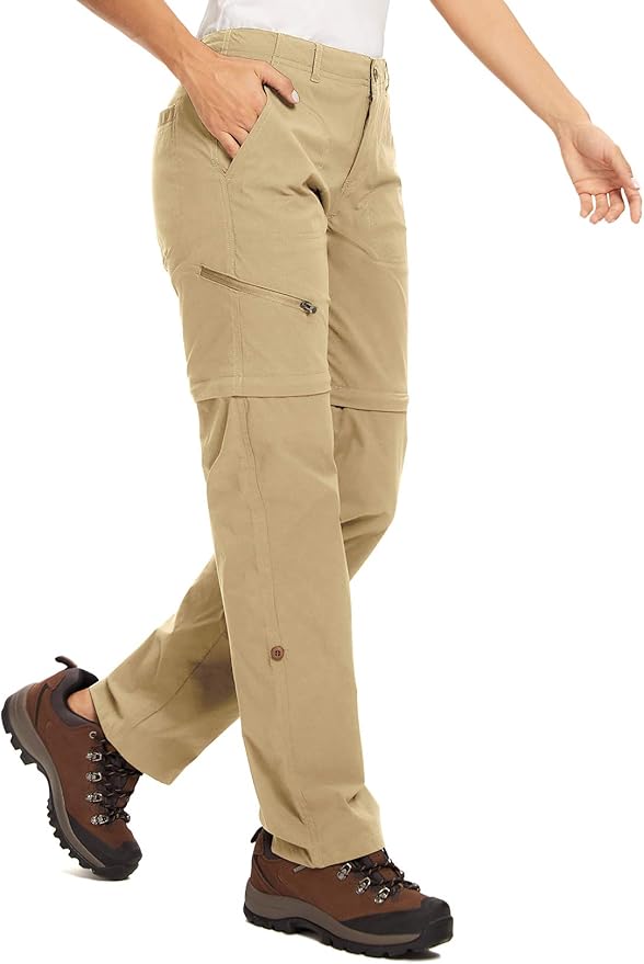 Women's Hiking Pants Convertible Zip Off Lightweight Quick Dry Outdoor Travel Camping Safari fising Pants