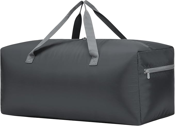 Foldable Duffel Bag 30" / 75L Lightweight with Water Rresistant for Travel-Grey