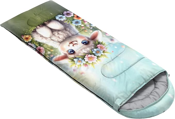 Sea Turtle Sleeping Bag for Kids Boys Girls,Ocean Themed Camping Gear,Waterproof Compact Sleeping Bag for Camping Backpacking Outdoor Hiking.