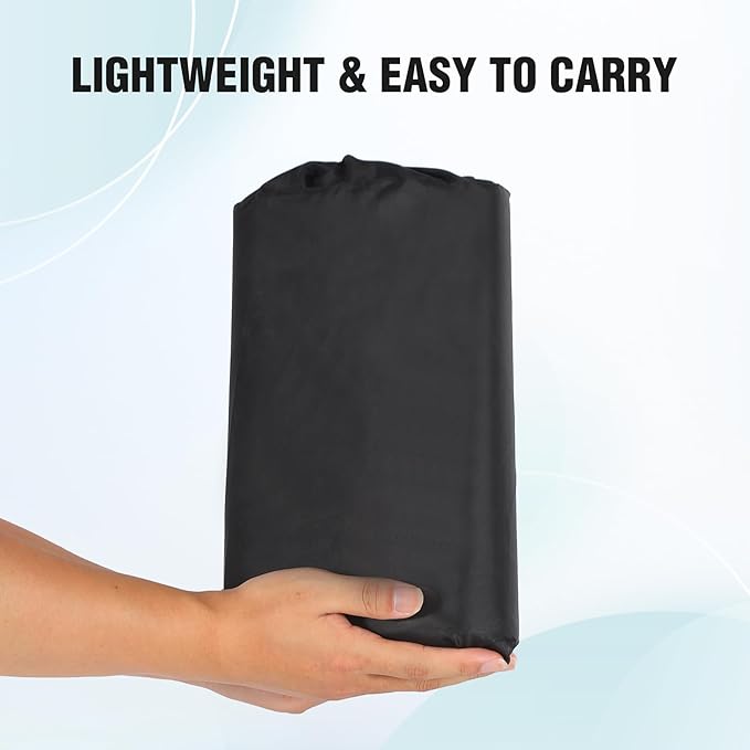 RedSwing 2 Pack Heavy Duty Waterproof Emergency Thermal Tarp, Insulated Survival Blanket for Outdoor Camping, Hiking, and Emergency Shelter, Green+Black