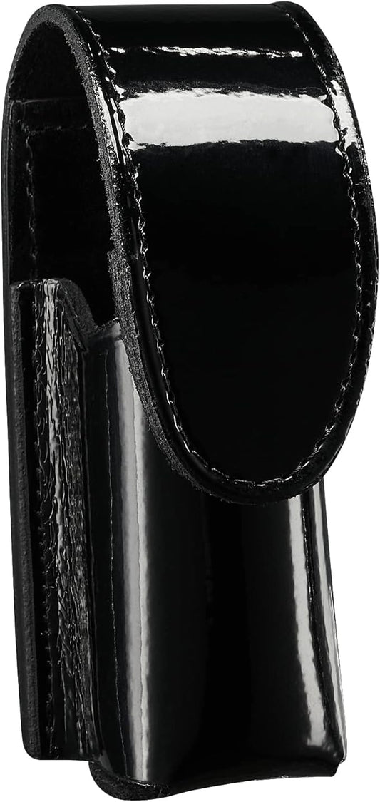 Mace Pepper Spray Holder Black Belt Pouch, Hidden Snap MK III Small, Fits up to 2oz