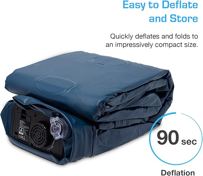 Active Era Tall 20" Twin Air Mattress with Built in Pump & Raised Pillow, Elevated Inflatable Mattress, Heavy Duty Puncture Resistant Bed, Blow Up Waterproof Airbed