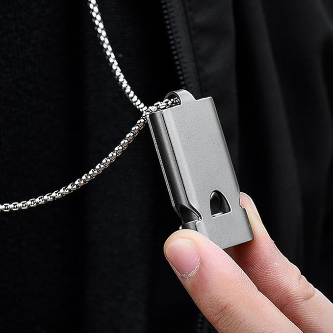 Whistle Emergency Whistles Keychain Rape Whistle Stainless Steel High Decibel Whistles … …