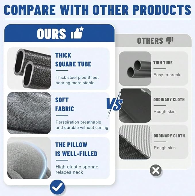 Camping Cot Recliner Portable Folding Bed with Pillow Adjustable Backrest Heavy Duty Frame for Sleeping Travel Office Indoor Outdoor Use (Extra Large(78in))