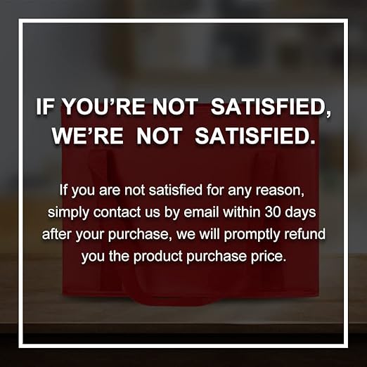 Bodaon 5-Pack Cooler Insulated Food Delivery Bag, X-Large With Top Zippered Bags for Grocery、DoorDash、Catering、Shopping，Thermal Hot Pizza, Large Cold and Frozen Door Dash Accessories, XL Tote, Red