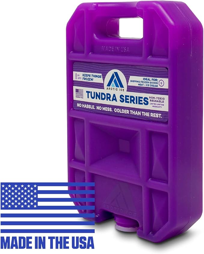 Arctic Ice Tundra Series Long Lasting Reusable Ice Pack - 5° Fahrenheit Cooling Point - Designed to Maintain Freezer-Like Temperatures in Coolers