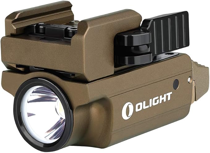 OLIGHT PL-Mini 2 Valkyrie 600 Lumens Magnetic USB Rechargeable Compact Hunting Gear with Adjustable Rail, High Performance CW LED Flashlight with Built-in Battery