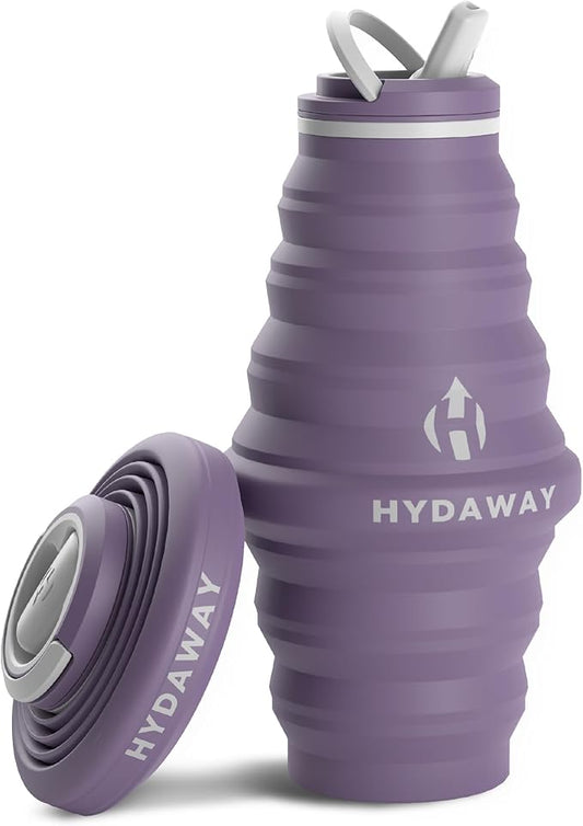HYDAWAY 25oz Collapsible Water Bottle - BPA-Free, Leakproof, Lightweight, and Space-Saving - Perfect for Hiking, Travel, and All-Day Hydration