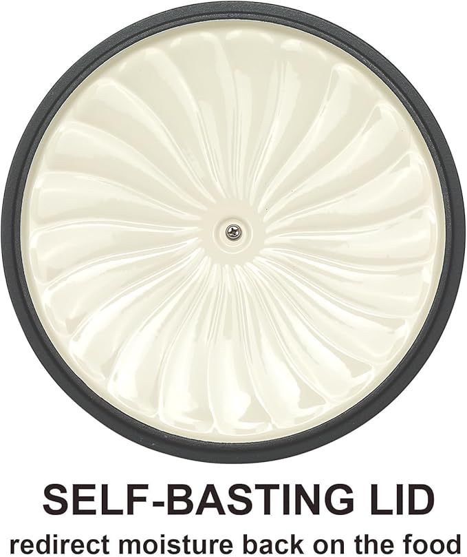 Enameled Cast Iron Dutch Oven with Lid, 6 QT Cast Iron Dutch Oven Pot, Dual Handles for Bread Baking, Cook, Bake, Oven Safe across All Cooktops (BlueGreen, 6 QT)