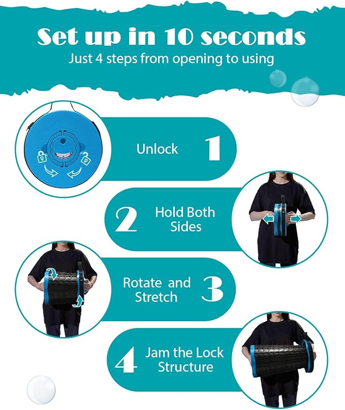 18-inch Heavy Duty Collapsible Stool - 800 lbs Capacity, 2.6 lbs Lightweight Portable Folding Stool for Camping, Travel, Music Festivals and Other Outdoor Events