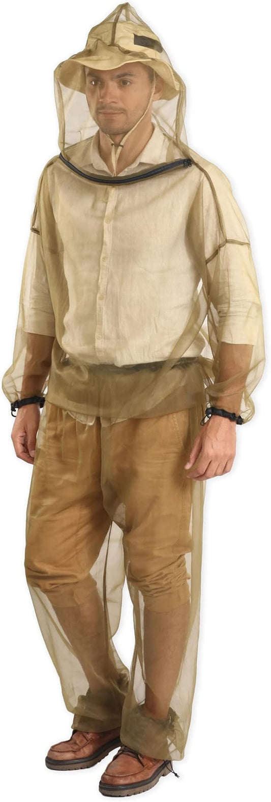 Tough Outfitters Mosquito Suit Jacket & Pants - Mosquito Repellent Clothing for Men & Women - Insect, Bug Proof Net Mesh Suit for Gardening & Outdoor - from Flies, Tick, Gnats - Large