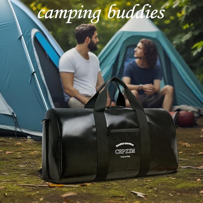 Fireproof Waterproof Duffel Bag,Fire And Waterproof Document Storage，Security code lock multiple protection，perfect travel companion.