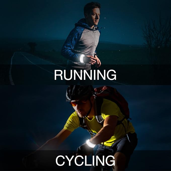 8 PCS LED Glow Bracelets, Light Up Wristbands - Halloween Glow in The Dark Party Bracelets Favors Supplies for Christmas, Concerts, Festivals, Game Prizes, Sports, Rave Accessories（White）