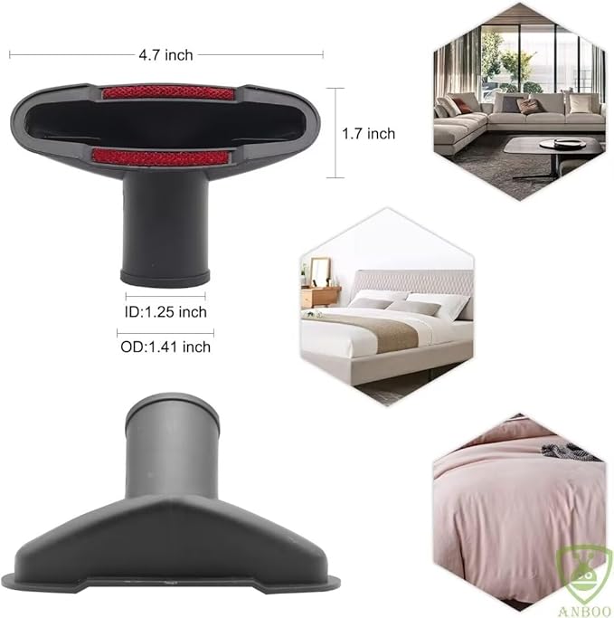 Vacuum Attachments Accessories, 2 1/2" to 1 1/4" Shop Vac Hose Adapter, 7 Pack