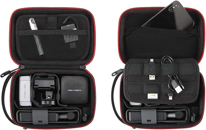 PGYTECH Camera Carrying Case, Storage Box Handbag for OSMO ACTION, DJI Pocket, Gopro Hero, DJI FPV Battery Carrying Bag for Mobile 3