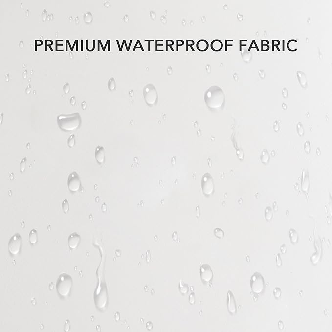 Oubonun 20x20 Outdoor Pillow Inserts (Pack of 2) - Square Waterproof Throw Pillow - Decorative Throw Pillows Insert for Couch Sofa Bed Patio Furniture - White Pillows