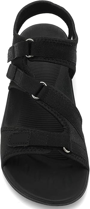 UBFEN Womens Hiking Comfortable Sport Walking Sandals Outdoor Athletic Water Sandals with Three Adjustable Straps
