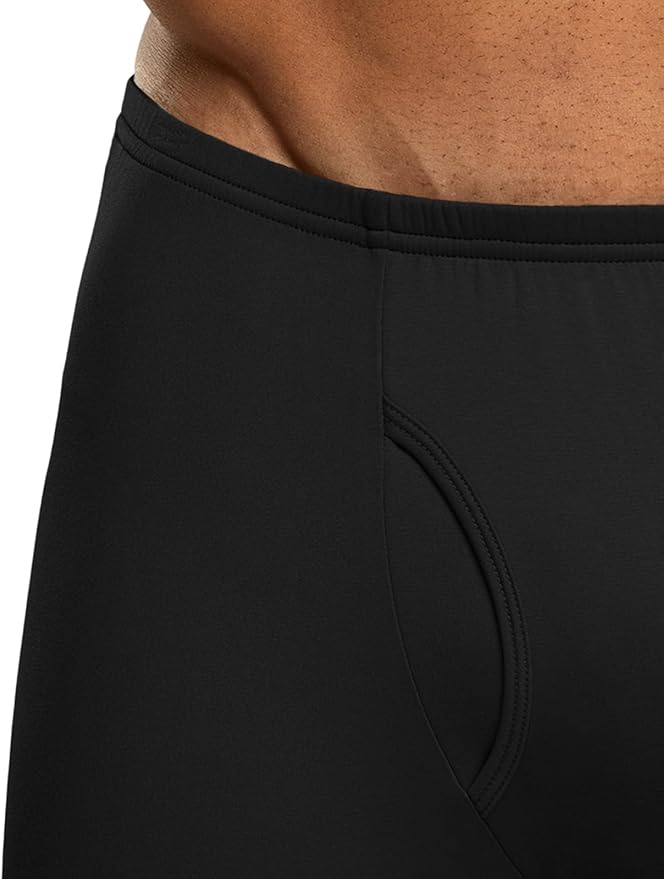 TSLA Men's Thermal Underwear Set, Microfiber Soft Fleece Lined Long Johns, Winter Warm Base Layer Top & Bottom