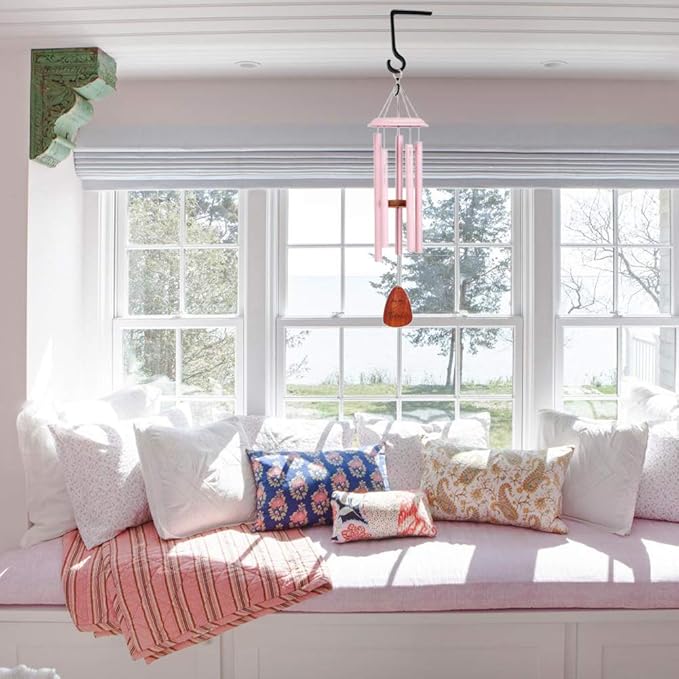 Hanging Plant Bracket 6inch Metal Plant Hook Shepherds Hook Decorative Wall Plant Hanger for Hanging Lanterns, Bird Feeder, Flower Basket, Home Decor Indoor & Outdoor 2 Pack (Black)