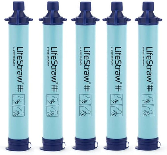 LifeStraw Personal Water Filter for Hiking, Camping, Travel, and Emergency Preparedness