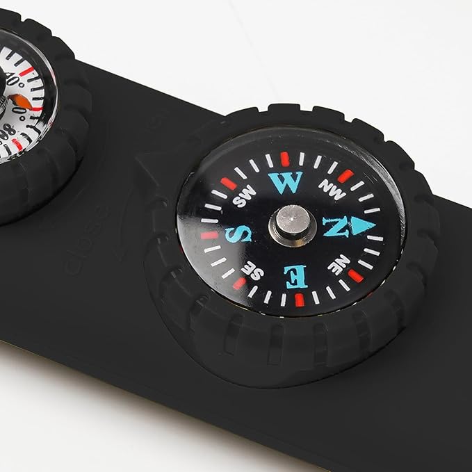 Multifunctional Survival Emergency Whistle for Kids with Compass Hiking Survival, Thermometer & Neck Lanyard | Emergency Safety Gear for Hiking, Camping, Kayaking, Boating, Climbing