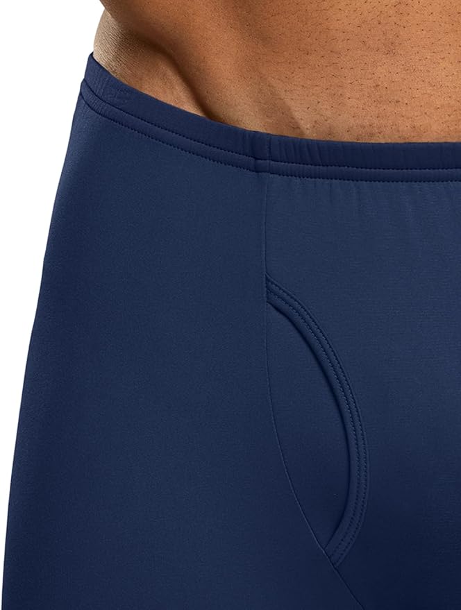 TSLA Men's Thermal Underwear Set, Microfiber Soft Fleece Lined Long Johns, Winter Warm Base Layer Top & Bottom