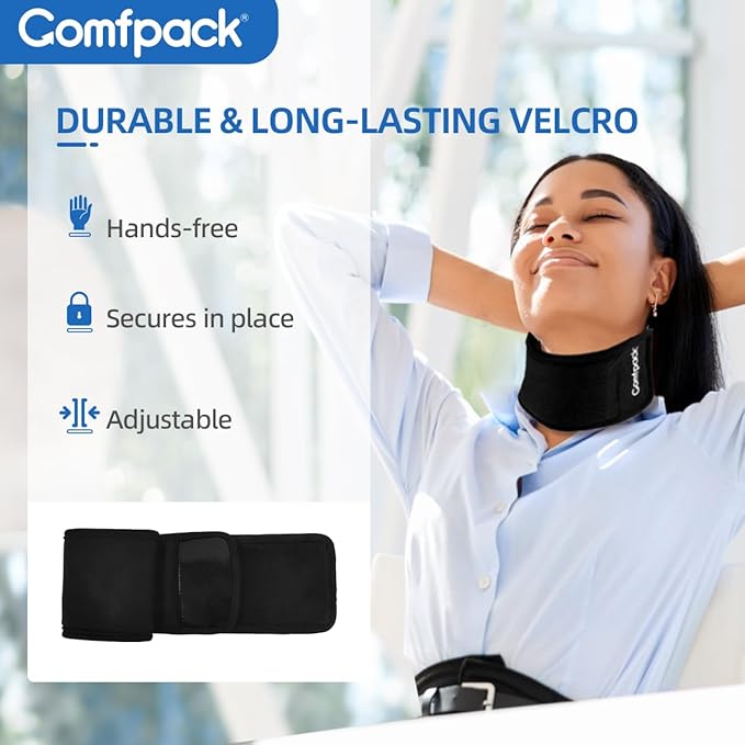 Neck Ice Pack Wrap, Cold Compress Ice Packs for Neck Pain Relief, Flexible Cold Pack for Injuries, Sore, Hot Weather, Hot Flashes, Tonsillectomy, Thyroidectomy Surgery