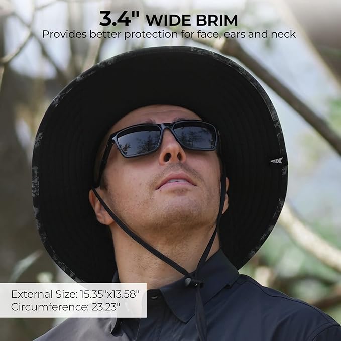 KastKing Sol Armis UPF 50 Boonie Hat - Sun Protection, Fishing, Beach & Hiking, Paddling, Rowing, Kayaking