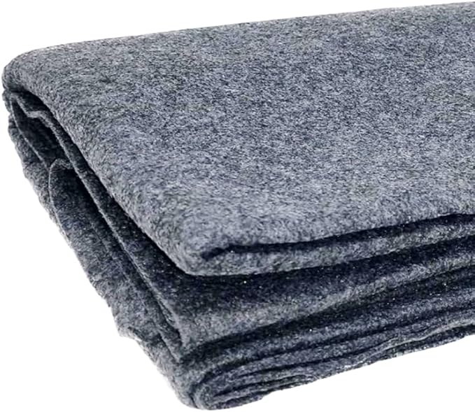 Vakly 2 Pack Emergency Throw Blanket [80’’x40’’] Disposable Fleece Military Cover – for Traveling, Camping, Car, Outdoor Survival, Homeless Shelters & Everyday Use (2, Gray, 40" x 80")