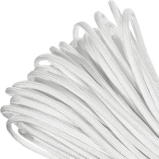 Paracord Planet Genuine Type III 550lb Paracord – Nylon Cord in Solid, Multi, and Reflective Colors – 25+ Colors and Length Options of 10', 25', 50', and 100'