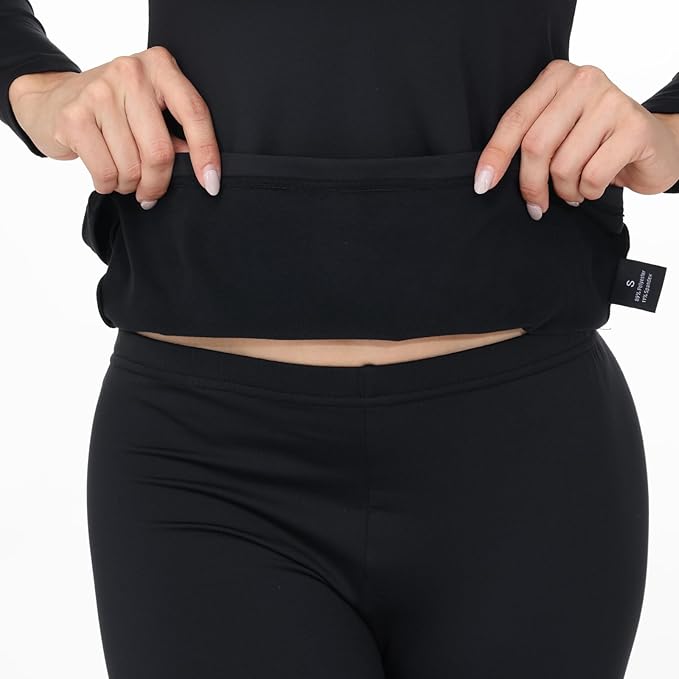 Thermal Underwear for Women Long Johns Base Layer Lounge Pajamas Top Bottom Sets Cold Weather Winter