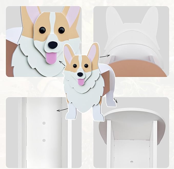 Corgi Dog Planter, Pet Shape Garden Pots Plant Pots for Indoor/Outdoor Gardens Decoration, Cute, Surprise Gifts/Souvenirs for Pet Lovers