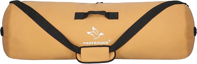 WHITEDUCK HOPLITE Heavy Duty Military Canvas Duffel Bag, Army Cargo Style, Foldable Tactical Outdoor Bag, Travel, Storage