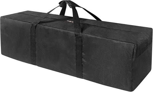 Extra Large Sports Duffle Bag-Zipper Duffel Travel Sports Equipment Bag,Travel Duffel Luggage Bag with Upgrade Zipper, Sturdy & Water Resistant (51" - Black)