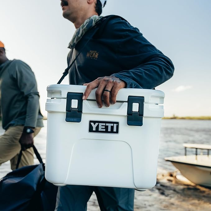 YETI Roadie 15 Hard Cooler with DoubleDuty Shoulder Strap