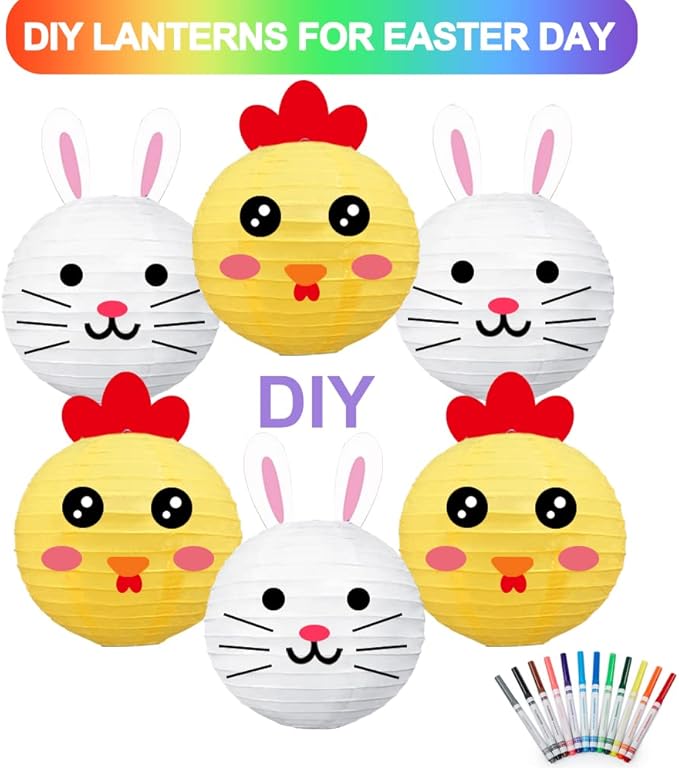 BEISHIDA 10Pcs White Paper Lanterns Decorative Chinese/Japanese Hanging Round Paper Lanterns Lamp for Birthday, Wedding, Christmas, Bridal, Home Decor, Party Decoration(Size of 4?? 6?? 8?? 10??