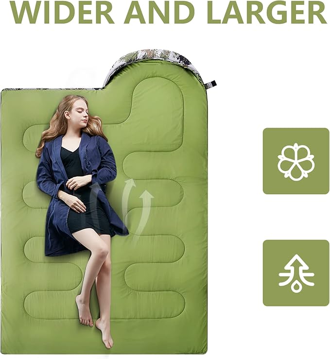 Sleeping Bags for Adults,Kids & Girls-Warm & Cold Weather Lightweight Waterproof Sleeping Bag Backpack with Compact Bag,Great for 3-4 Seasons Hiking,Camping and Outdoor