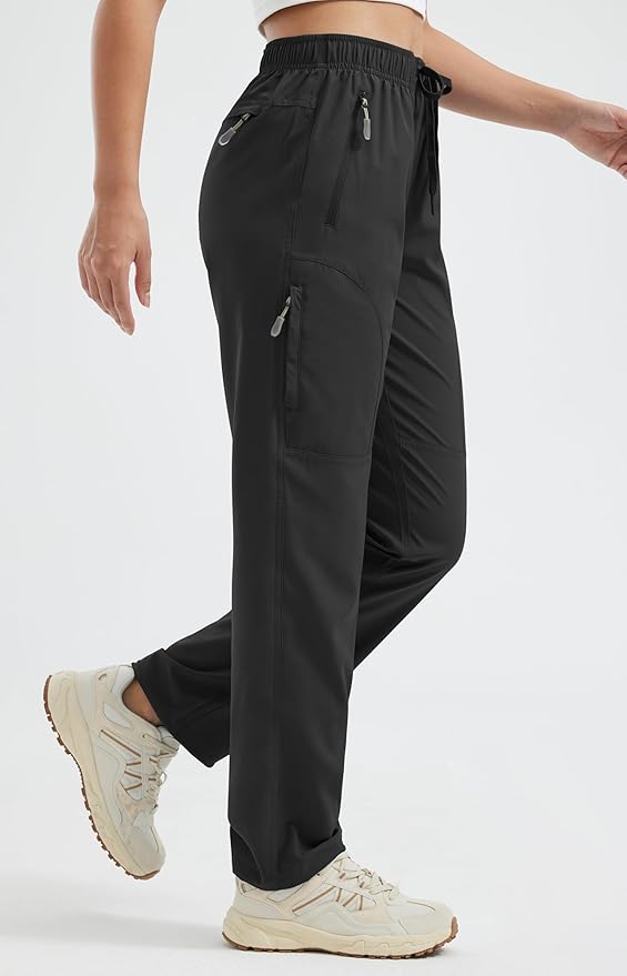 Libin Women's Hiking Pants Lightweight Quick Dry Cargo Pants Casual Safari Work Travel Clothes Petite/Regular/Tall