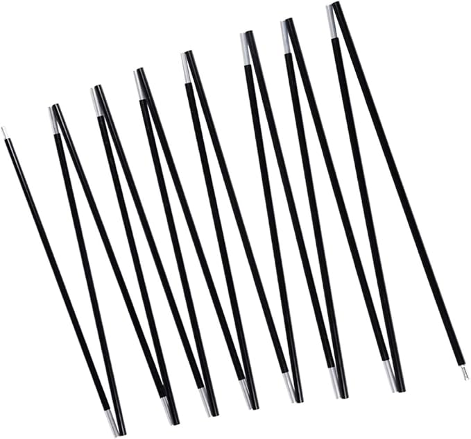 Aluminum Tent Poles Replacement, Fits Both Female and Male Ends, Lightweight Tent Pole Repair Kit, 7001 Aluminum Alloy T6 Heated