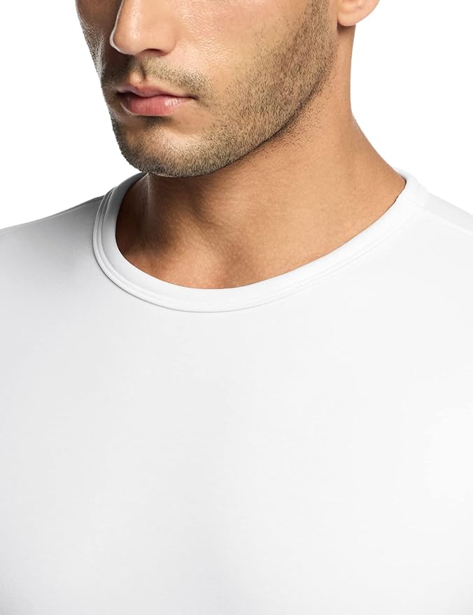 TSLA Men's Thermal Underwear Set, Microfiber Soft Fleece Lined Long Johns, Winter Warm Base Layer Top & Bottom