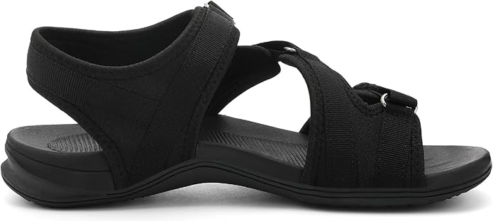UBFEN Womens Hiking Comfortable Sport Walking Sandals Outdoor Athletic Water Sandals with Three Adjustable Straps
