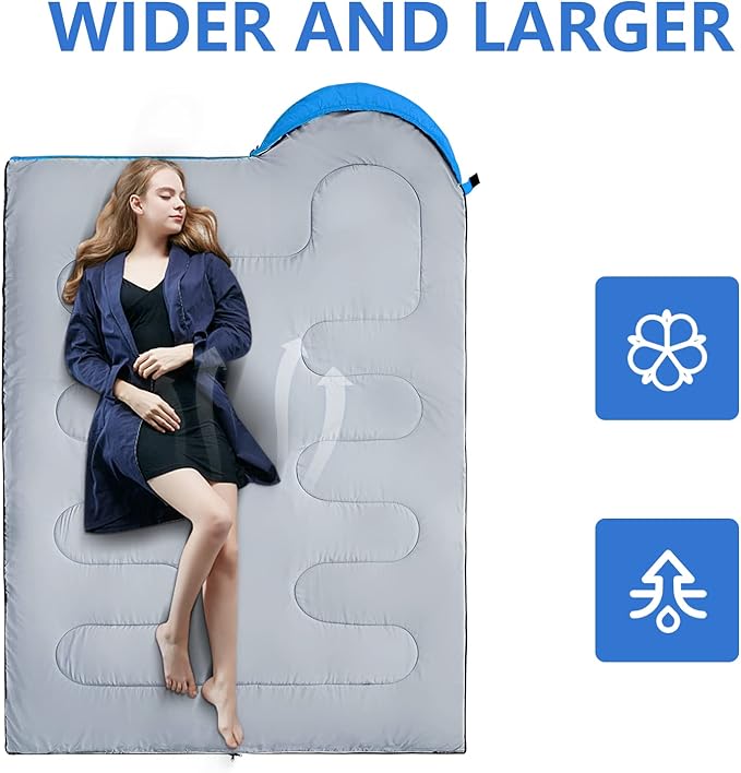 Sleeping Bags for Adults,Kids & Girls-Warm & Cold Weather Lightweight Waterproof Sleeping Bag Backpack with Compact Bag,Great for 3-4 Seasons Hiking,Camping and Outdoor