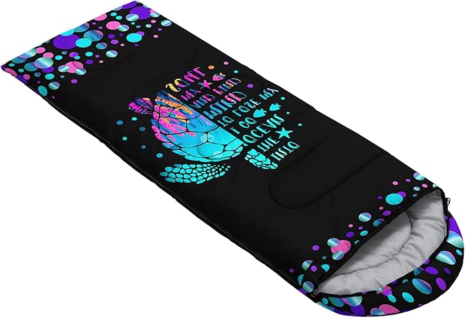 QOOMO Camping Sleeping Bags,3 Season Warm & Cool Weather,Lightweight,Waterproof Sleeping Bags for Adults & Kids,Traveling,and Outdoors,Camping Gear Equipment