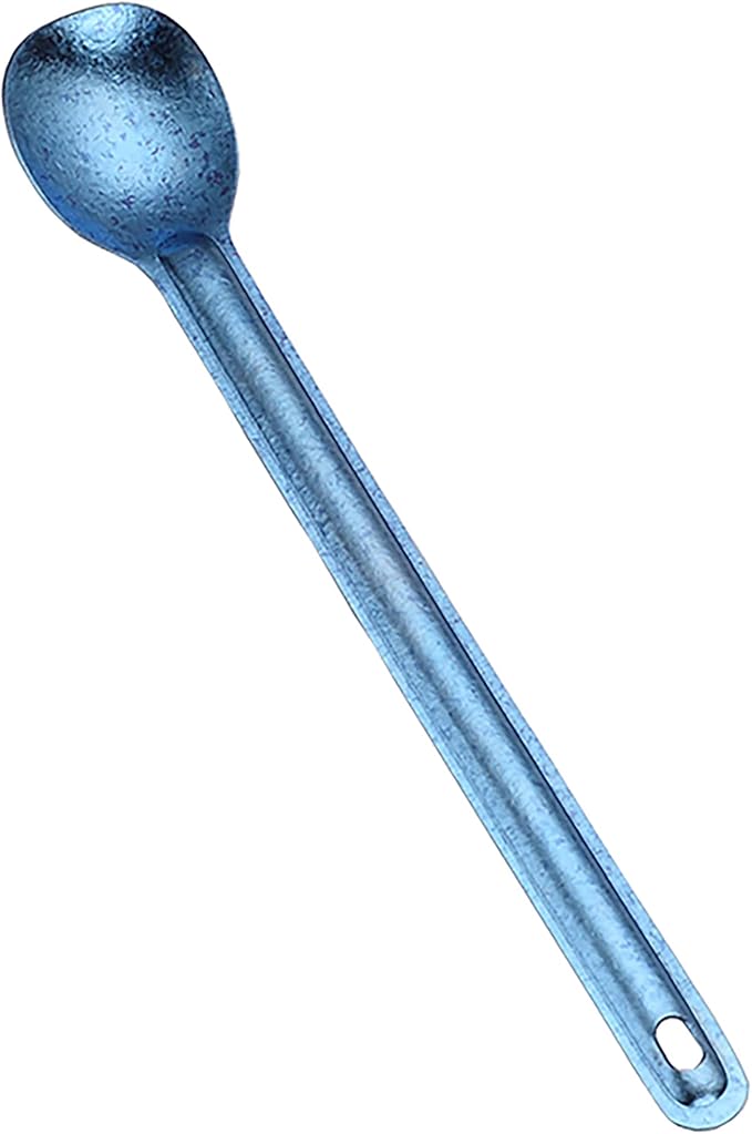 Titanium Long Handel Spork and Spoon, Camping Spork and Spoon, Soup Spoon, Eco-Friendly Coffee Spoon, Portable Travel Camping Utensils