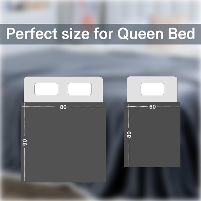 Waterproof Queen Size Blankets for Bed 60'' x 80'', Water Proof and Stain Resistant Throw Blankets for Couch Sofa, Soft Reversible Mattress or Furniture Protector Large Size for Twin, Queen Beds(Grey)