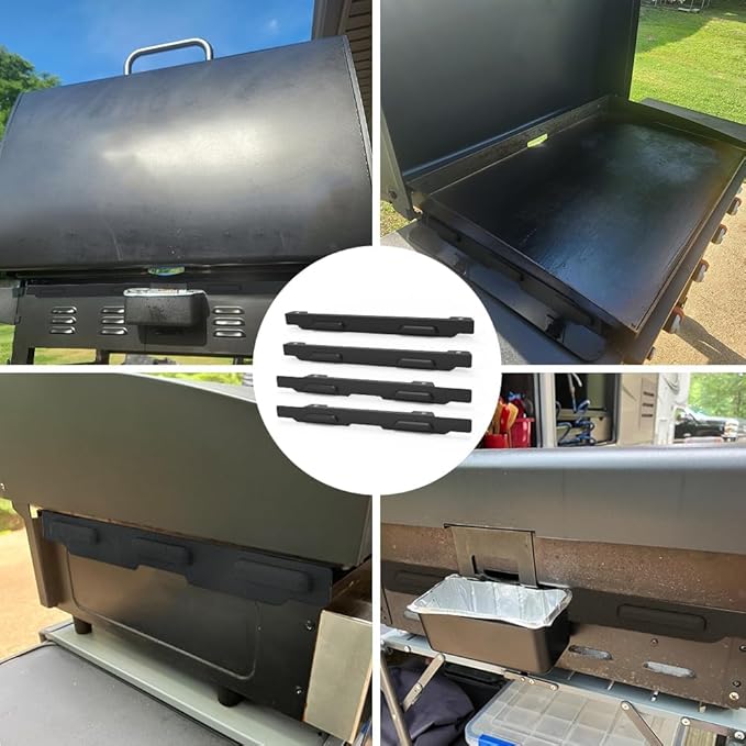 Black 28 inch Wind Guards for Blackstone Griddle, Magnetic Wind Screens, Blackstone Griddle Accessories, Fit with Side Shelf, Lid and Rear Grease Cup, Heat Shield for Side Table.