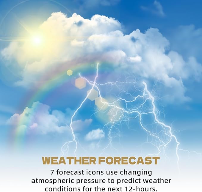 Wireless Weather Stations, with 330ft Range Sensor and Adjustable Backlight Inside Outside Monitor (Colorful)