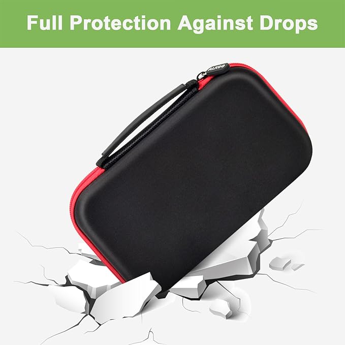 Battery Organizer Storage Holder Case Box for 69+ Batteries AA AAA C Cell 9V 3V Lithium - No Tester Included (Red)